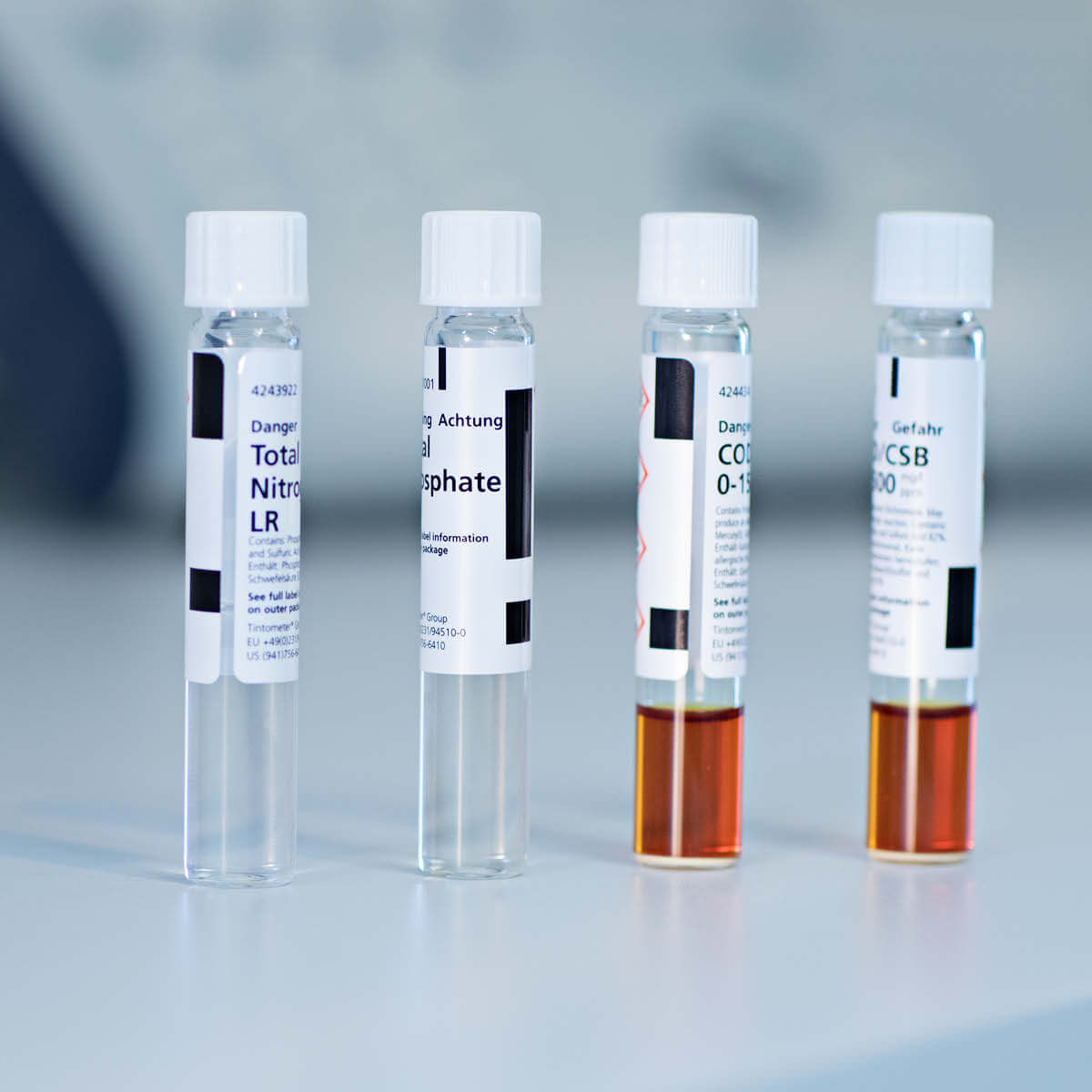 Lovibond® COD MR/25 COD Tube Tests | 20–1500 mg/L COD | 25 Tests | Dichromate/H₂SO₄ Method | Part No. 2420721