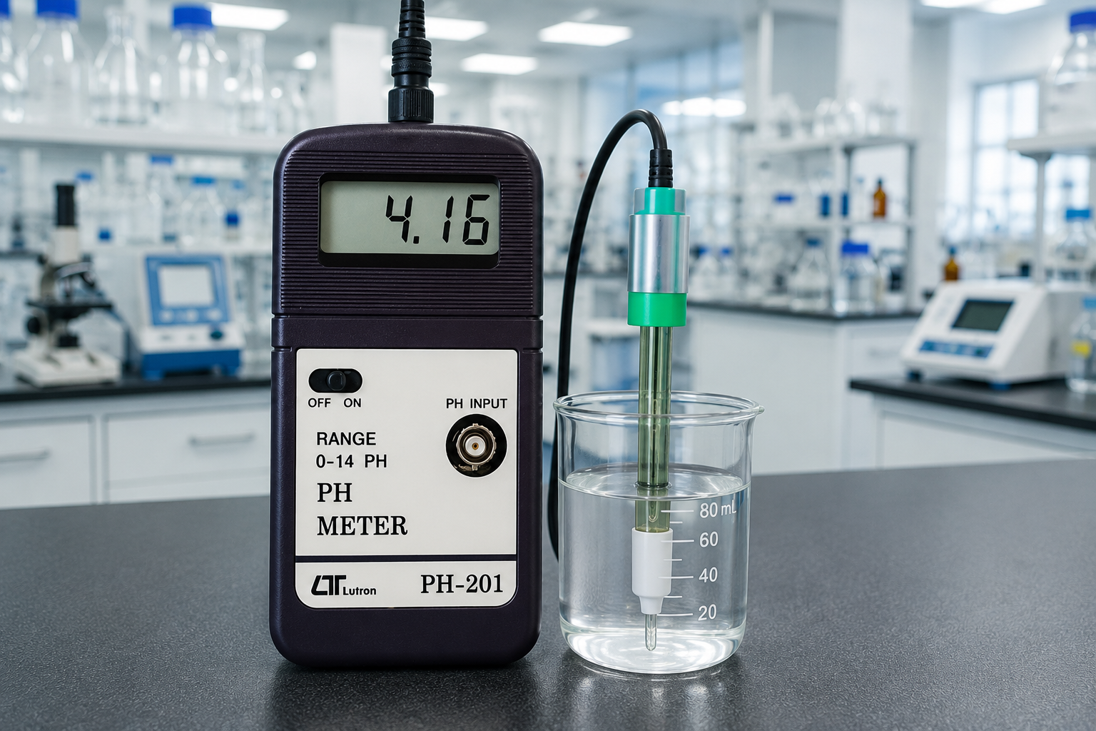Lutron pH meter PH-201