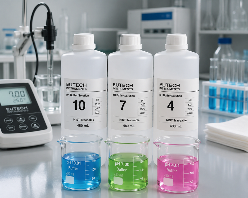 EUTECH pH Buffer Solution (Calibration Solution) With NIST Traceable Certificate