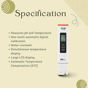 HM DIGITAL PH-80: pH HydroTester Series