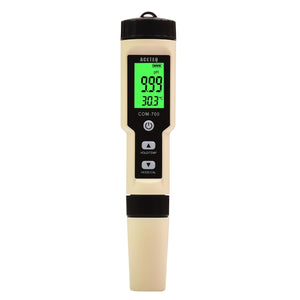 ACETEQ COM-700 7-in-1 multifunction water quality meter
Measures pH, EC, TDS, ORP, Salinity, Specific Gravity & Temperature