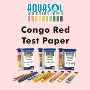 Congo Red Test Paper, 10 Booklet of 20 Strips