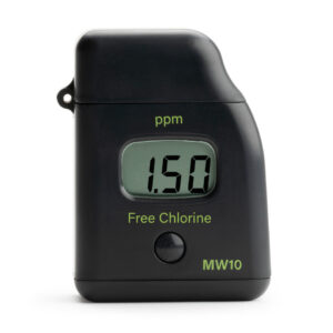 MILWAUKEE MW-10 FREE CHLORINE TESTER 0.00-2.50 PPM O.O1PPM RESOLUTION