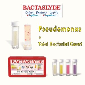 BACTASLYDE Pseudomonas + TBC Test Kit, 5 Quantitative Test of Total Bacterial Count + Pseudomonas each BS103
