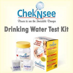 CHEKNSEE Drinking Water Potability Test Kit , 10 Qualitative Test of Coliform Bacteria for Drinking Water CNC10