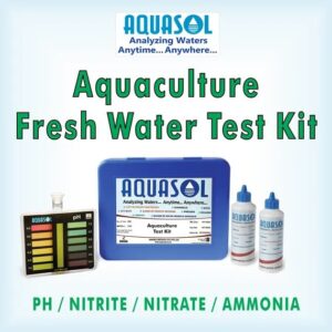 AQUASOL Aquaculture Fresh Water Test Kit (pH / Ammonia / Nitrate / Nitrite) AE108F