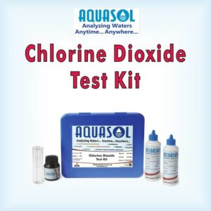 AQUASOL Chlorine Dioxide Test Kit AE405  Range 0.2 - 4.0 PPM (Mg/L) 100 Tests