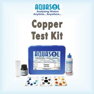 AQUASOL Copper Test Kit AE310*  Range 0.25 - 5.0 PPM (Mg/L) 250 Tests