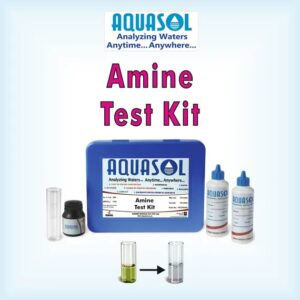 AQUASOL Amine Test Kit AE402  Range 5 - 1000 PPM (Mg/L) 300 Tests