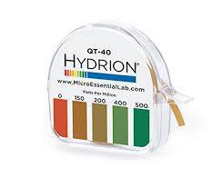 HYDRION Quat test paper (Quaternary Ammonium Compound) 15Feet Roll, QT40