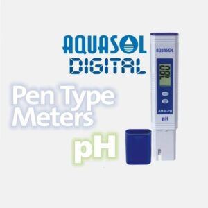 AQUASOL DIGITAL Pen Type PH Meter  , Range: 0 - 14 PH With Calibration Solution AMPPH