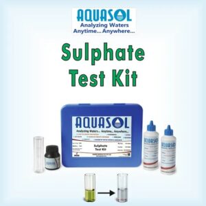 AQUASOL Sulphate Test Kit AE219 Range 5 -  500 PPM (Mg/L) 350Test