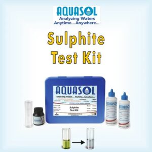 AQUASOL Sulphite Test Kit AE216* Range 5 - 100 PPM (Mg/L) 300Test