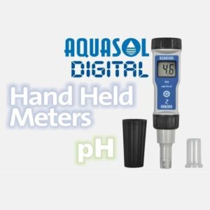 AQUASOL DIGITAL Handheld PH Meter With Calibration solution, Range: 1-14PH, Waterproof, AMPH01