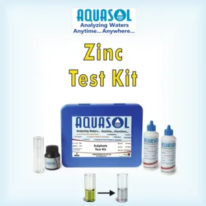AQUASOL Zinc Test Kit AE305* Range0 - 7.5 PPM (Mg/L) 450Test